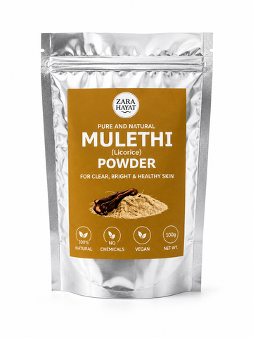 ZARA HAYAT Mulethi (Licorice) Powder 100g – 100% Pure & Natural