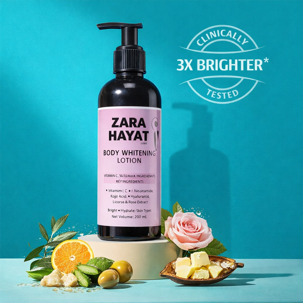 ZARA HAYAT Brightening & Body Whitening Lotion – 100ML