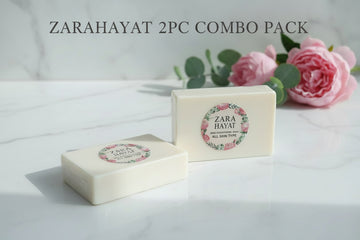 ZARA HAYAT 2 Pc Skin Brightening Soap Combo Pack