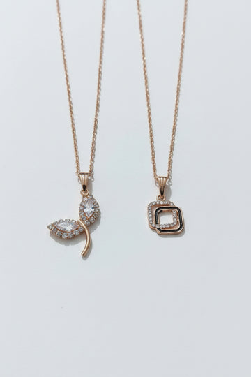 Anti Tarnish Double Pendant Set