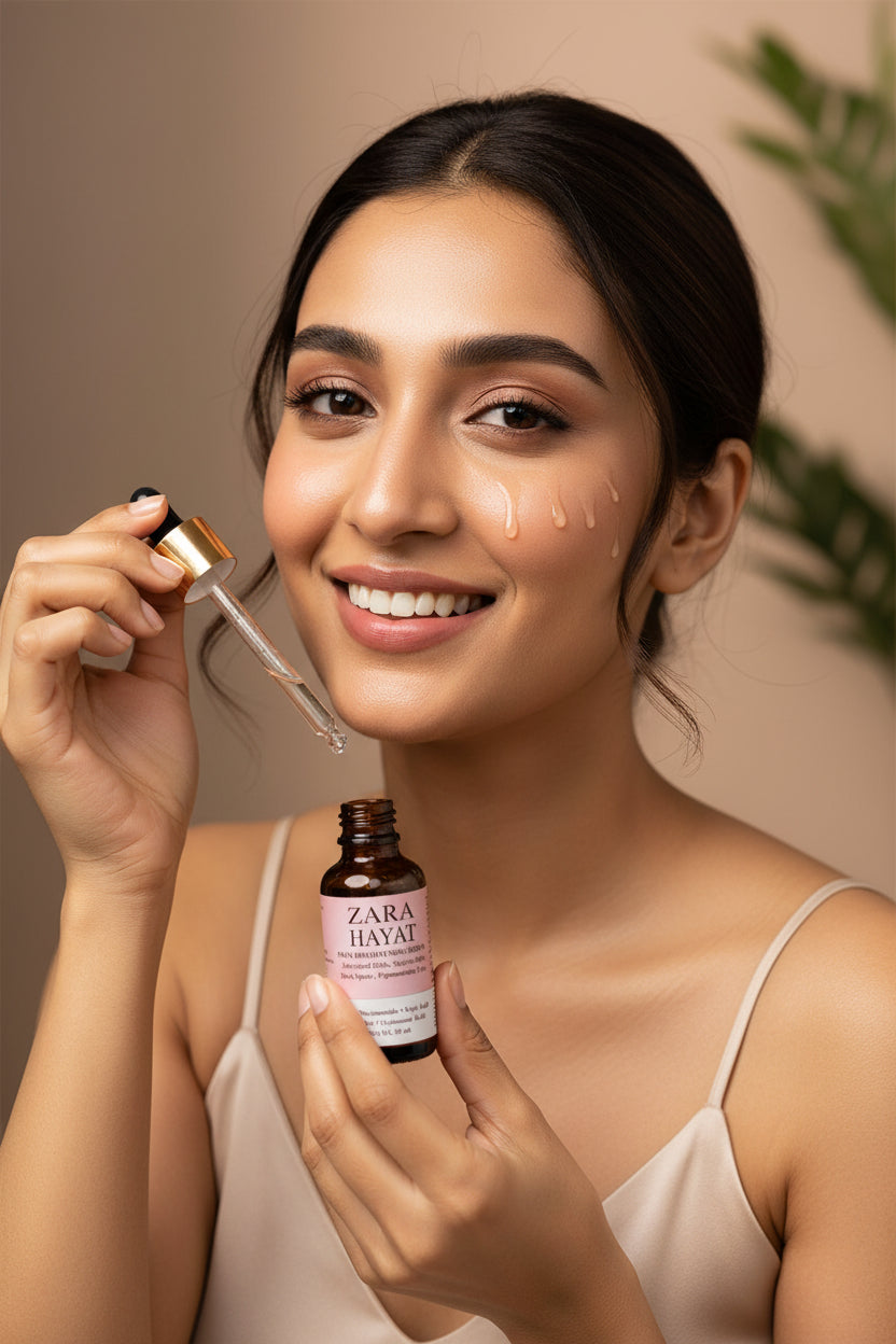 Zara Hayat Skin Brightening Serum with Niacinamide & Kojic Acid – Dark Spots Removal & Glowing Skin (30ml)
