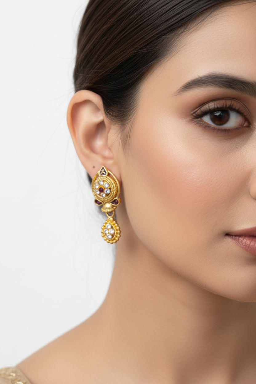 Gold Stud Earrings COMBO