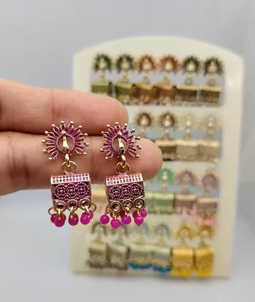 Jhumki Earrings Combo (Pack of 12)