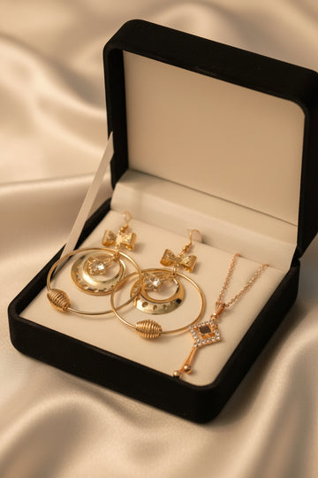 Crystal Leaf Drop  Necklace