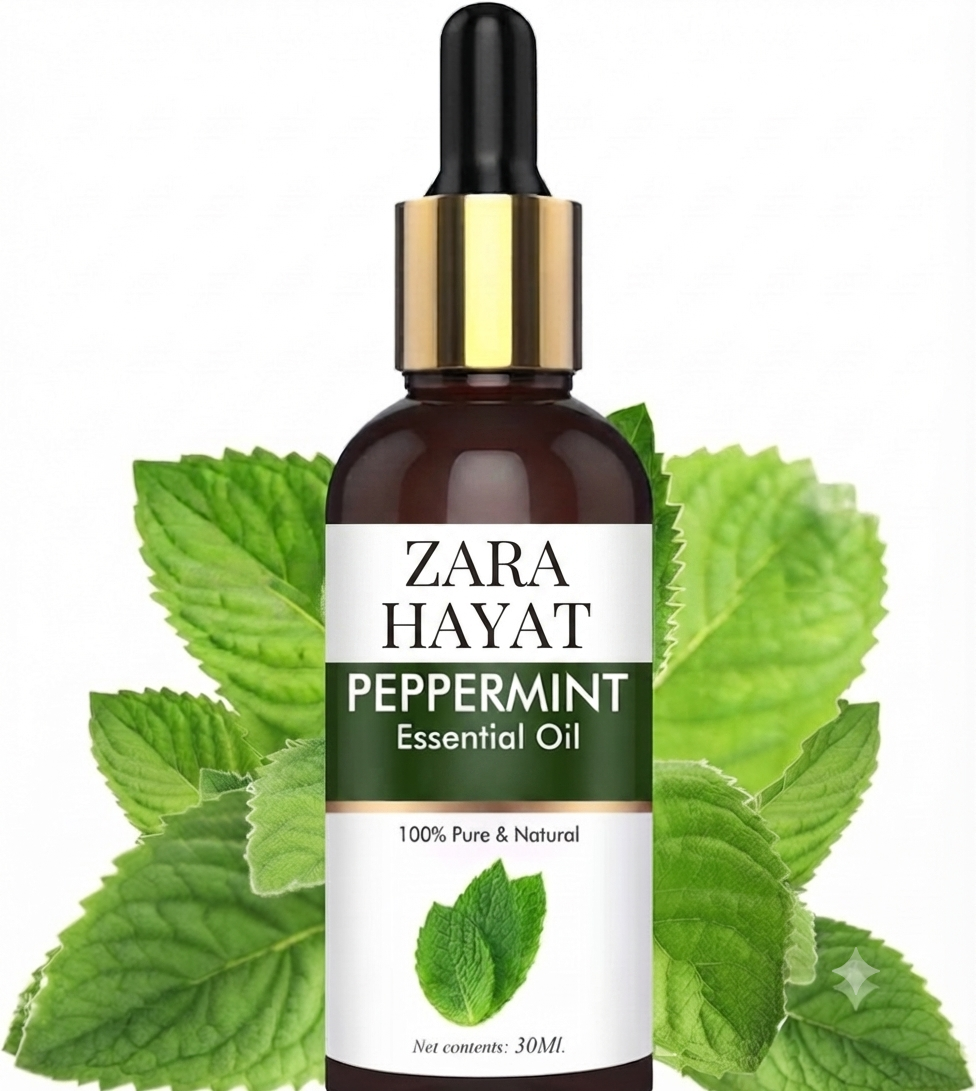 ZARA HAYAT Pure Peppermint & Virgin Coconut Oil Combo | 100% Natural Care