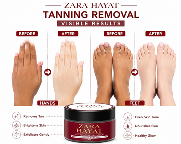 ZARA HAYAT Tan Removal Gel Scrub 50g | Exfoliating & Brightening Scrub for Glowing Skin