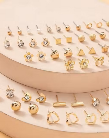 AD Studs Combo of 30 Quirky Pairs